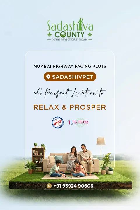 Sadashiva County presents Mumbai Highway facing DTCP Plots Sadashivpet