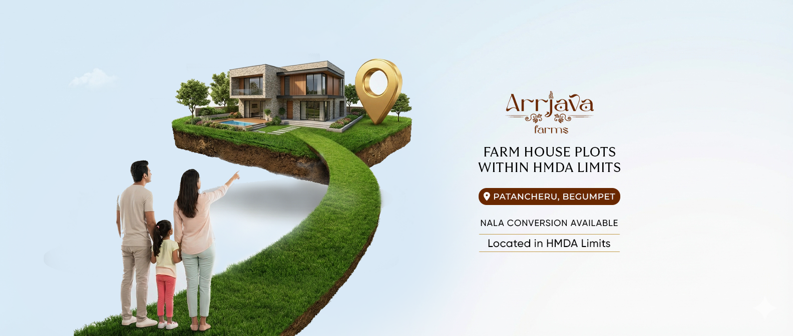 Arrjava farms Patancheru - Best Farmlands Venture in Hyderabad