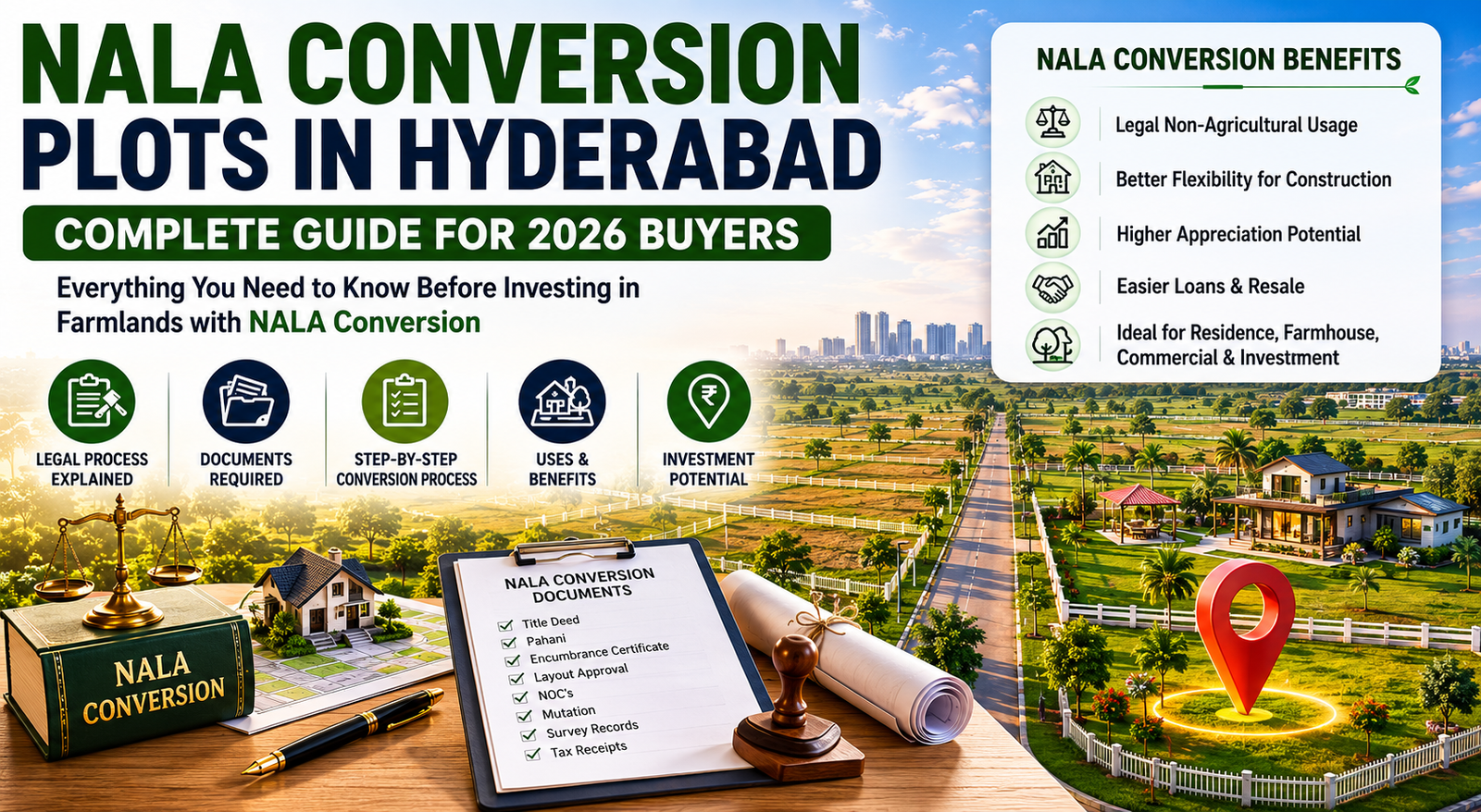 NALA Conversion Plots in Hyderabad: Complete Guide for 2026 Buyers