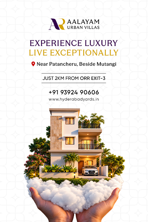 Urban Villas by Aalayam Realty Patancheru-beside Mutangi, Near ORR Exit-3
